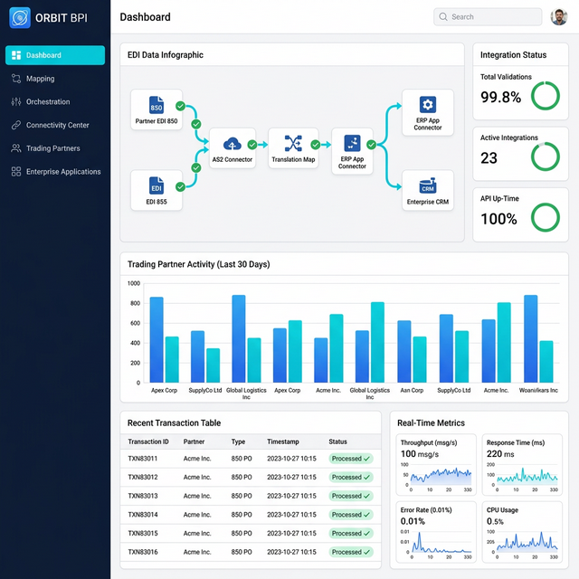 ORBIT BPI — Post-login dashboard preview